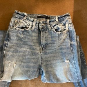 Ladies size 24 flying monkey skinny distressed jeans